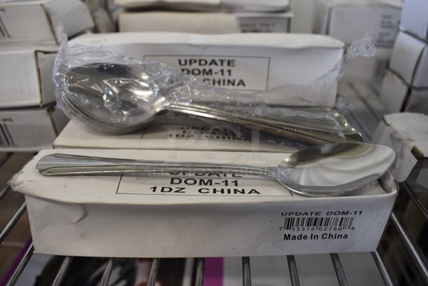 48 BRAND NEW IN BOX! Update DOM-11 Stainless Steel Spoons. 6". 48 Times Your Bid! - Image 3 of 3