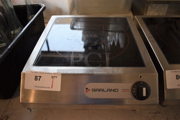 2019 Garland Model SH/BA 5000 Stainless Steel Commercial Countertop Electric Powered Single Burner Induction Range. 208 Volts, 3 Phase. 15x17.5x5.5