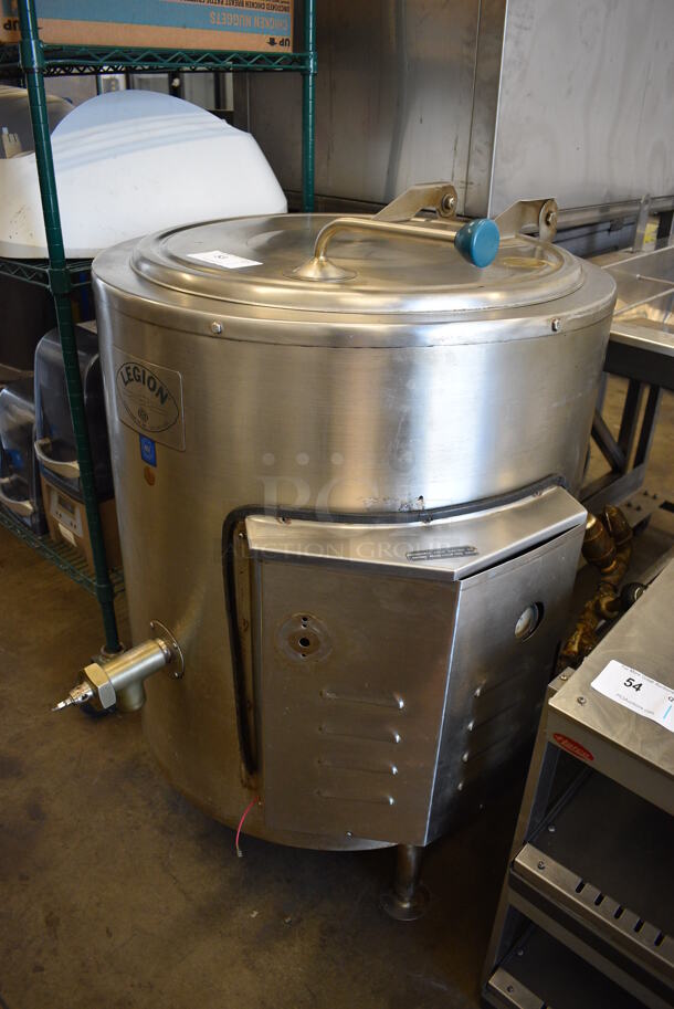 Legion HEC 30 Stainless Steel Commercial Electric Powered Floor Style Steam Kettle. 33x35x44 - Image 4 of 9