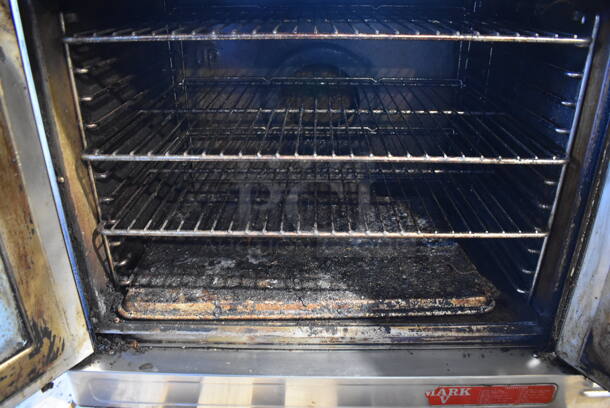 Blodgett Mark V Stainless Steel Commercial Electric Powered Full Size Convection Oven w/ View Through Doors, Metal Oven Racks and Thermostatic Controls. 208-250 Volts. 39x40x29 - Image 6 of 6