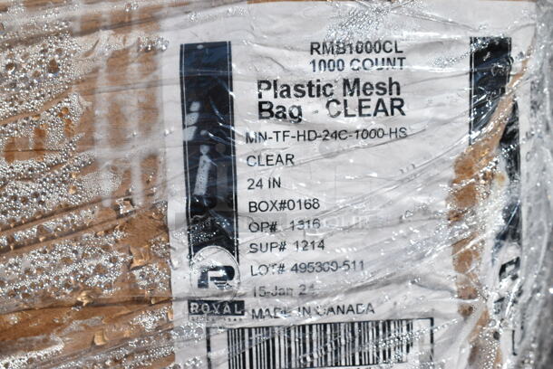 PALLET LOT of BRAND NEW Items Including Plastic Mesh Bags, Condiment Bottle Lids and Poly Bottles - Image 7 of 9
