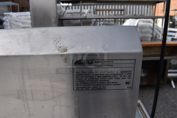 Stainless Steel 2 Bay Sink w/ Faucet, Handles and Under Shelves. 144x30x46. Bays 18x24x12 - Image 3 of 6