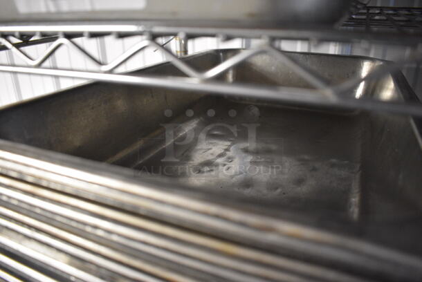 12 Stainless Steel Full Size Drop In Bins. 1/1x4. 12 Times Your Bid! - Image 3 of 3