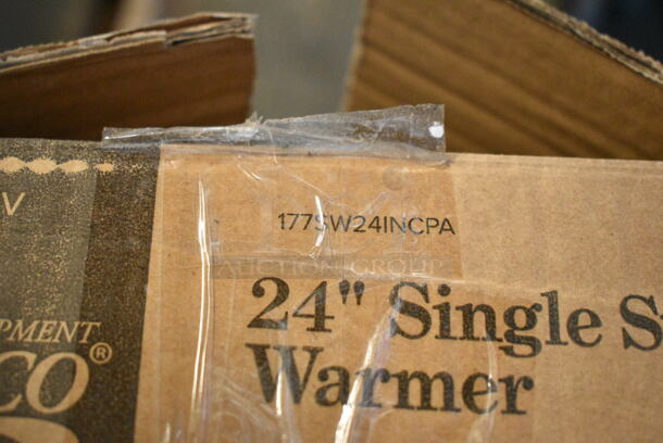 BRAND NEW IN BOX! Avantco 177SW24INCPA 24" Strip Warmer with Adjustable Infinite Controls and Cord. 120 Volts, 1 Phase.  - Image 3 of 3