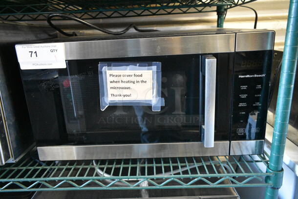 Walmart HBCMWG16S2WS11 Countertop Microwave Oven. 120 Volts, 1 Phase.  - Image 1 of 5