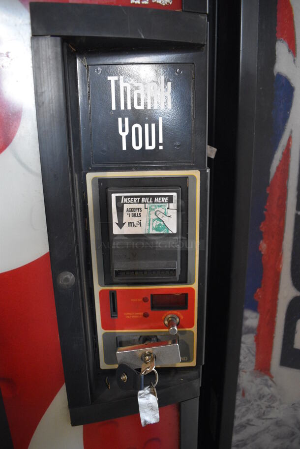 Royal Model RVCC-660-B Metal Commercial Canned Drink Vending Machine w/ Bill / Coin Acceptor. Comes w/ Key! 37x34x72. Tested and Does Not Power On - Image 3 of 9