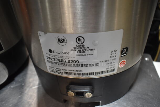 3 Bunn SH SERVER Stainless Steel Commercial Coffee Satellite Dispensers. 3 Times Your Bid! - Image 6 of 7