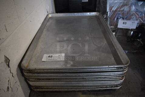 16 Metal Full Size Baking Pans. 18x26x1. 16 Times Your Bid!