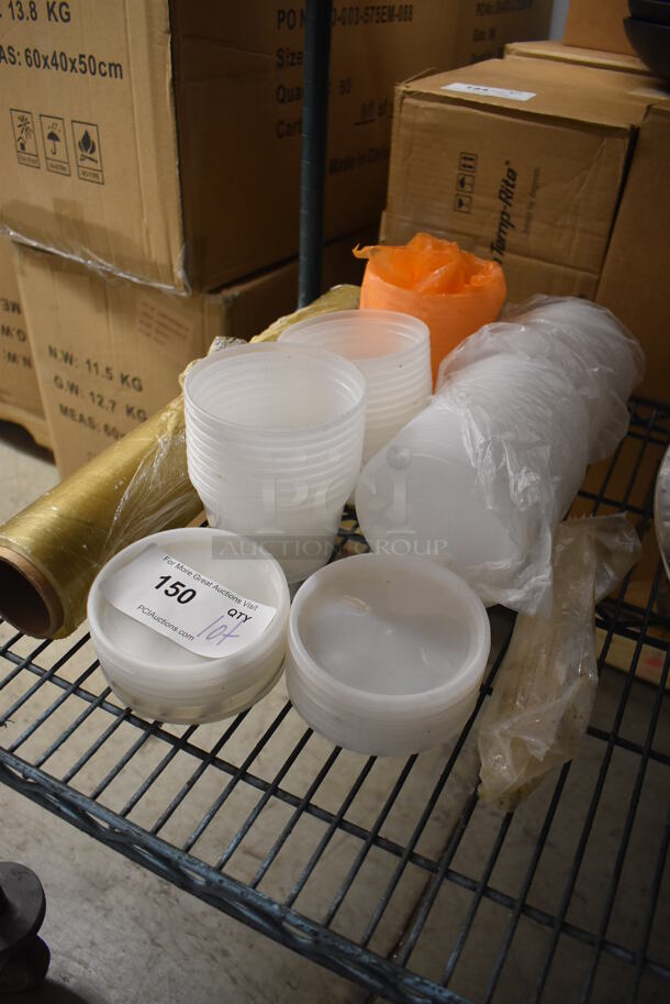 ALL ONE MONEY! Lot of Various Items Including Poly Bins and Lids - Image 2 of 2