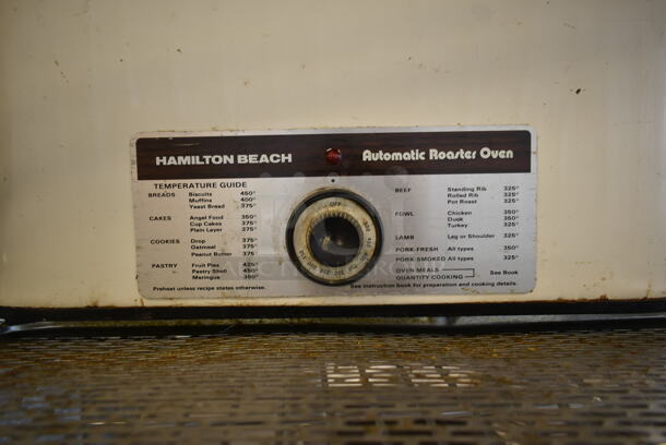 Hamilton Beach Metal Countertop Automatic Roaster Oven. Tested and Working! - Image 2 of 5