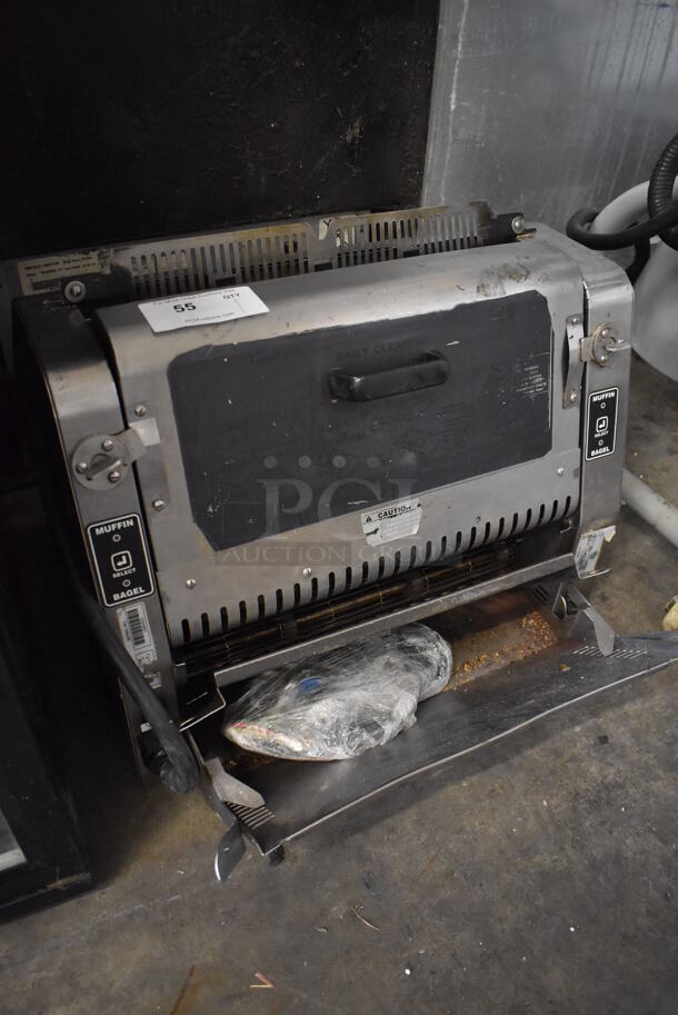 AJ Antunes UTX-200L Stainless Steel Commercial Countertop Electric Powered Universal Toaster. 208 Volts. 24x28x19 - Image 4 of 5