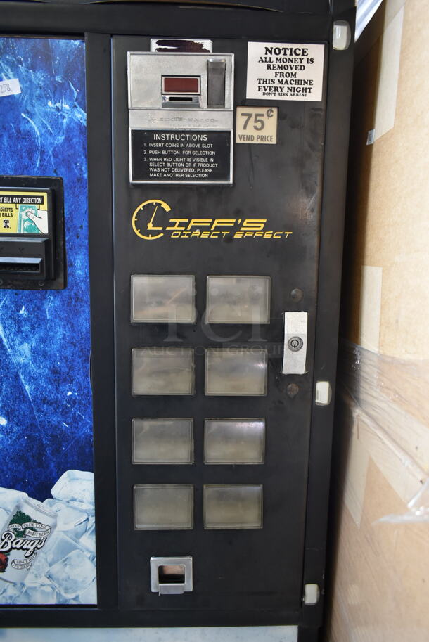 Dixie Narco DNCB 501T / 280-8 Metal Commercial Canned Soda Vending Machine w/ Coin Acceptor. 115 Volts, 1 Phase. Tested and Working! - Image 5 of 7