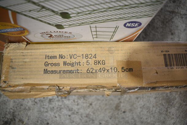2 BRAND NEW IN BOX! Winco Wire Shelves Including VEX-1842 and VC-1824. 2 Times Your Bid! - Image 6 of 6