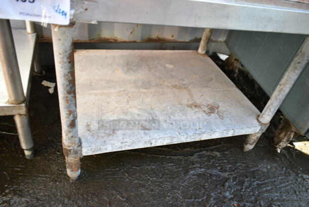 Stainless Steel Equipment Stand w/ Under Shelf.  - Image 2 of 2