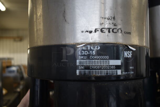 13 Fetco Luxus Stainless Steel Countertop Hot Beverage Dispensers Including Model L3D-15. 13 Times Your Bid! - Image 5 of 5