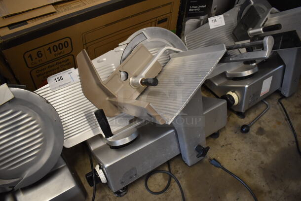 Bizerba Stainless Steel Commercial Countertop Meat Slicer. 120 Volts, 1 Phase. 30x24x24. Tested and Working! - Image 2 of 5