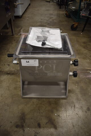 BRAND NEW! Backyard Pro Stainless Steel Tilting Meat Mixer.
