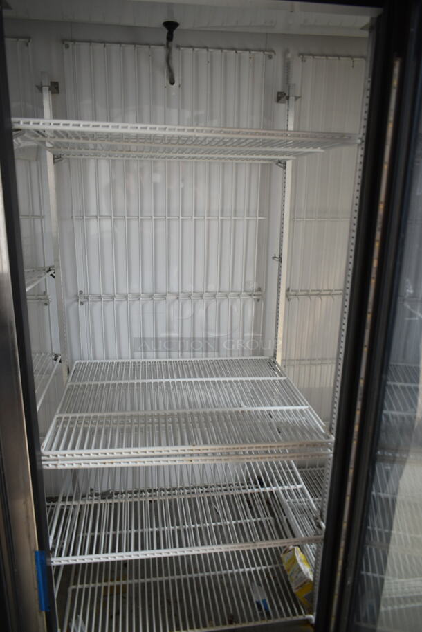 2018 True GDM-72F-HC Metal Commercial 3 Door Reach In Freezer Merchandiser w/ Poly Coated Racks. 115-208/230 Volts, 1 Phase.  - Image 3 of 5