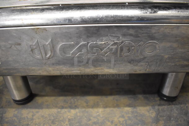 Undici Casadio Stainless Steel Commercial Countertop 2 Group Espresso Machine w/ 2 Portafilters and 2 Steam Wands. 208 Volts, 1 Phase. 21x22x24 - Image 6 of 6