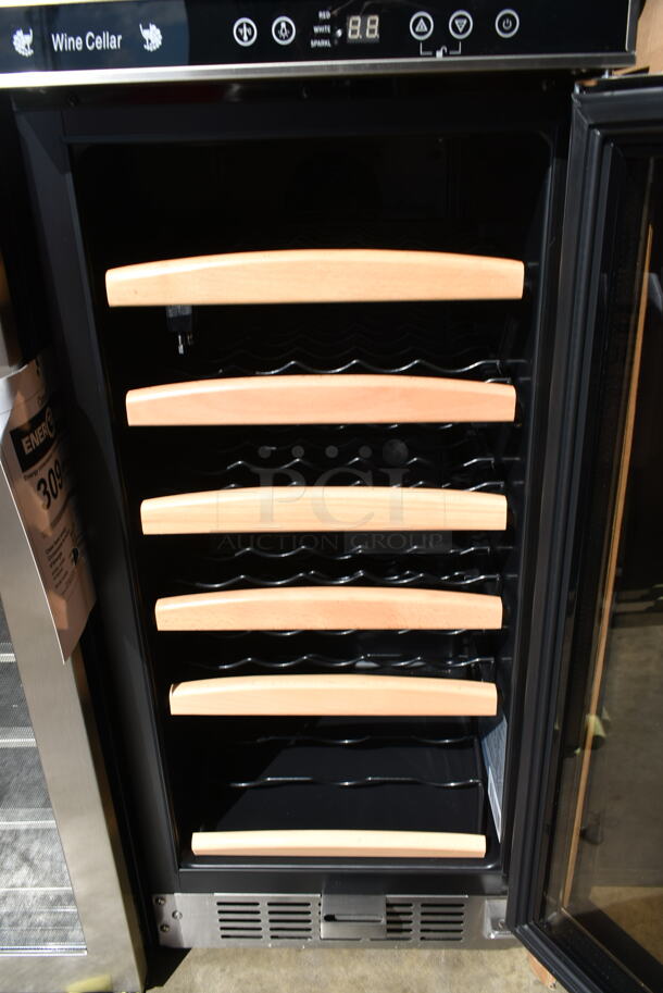 BRAND NEW SCRATCH AND DENT! Avanti WC1500DSS Stainless Steel Commercial 30 Bottle Wine Cellar Merchandiser. 115 Volts, 1 Phase. Tested and Working! - Image 3 of 4