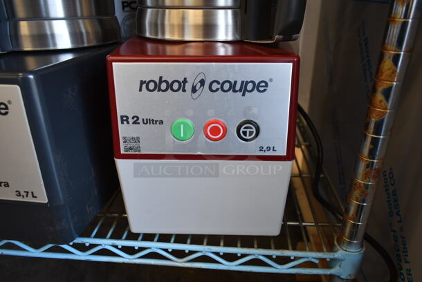 BRAND NEW SCRATCH AND DENT! Robot Coupe R2UB Metal Commercial Countertop Food Processor w/ Bowl, Lid and S Blade. 120 Volts, 1 Phase. Tested and Working! - Image 2 of 6