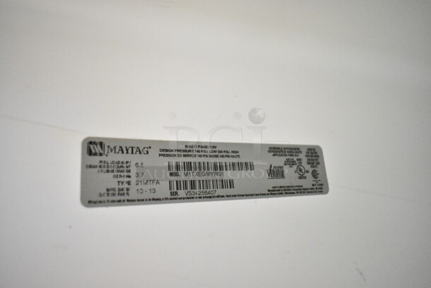 Maytag M1TXEGMYW01 Metal Cooler w/ Freezer. 115 Volts, 1 Phase. Tested and Working! - Image 6 of 6