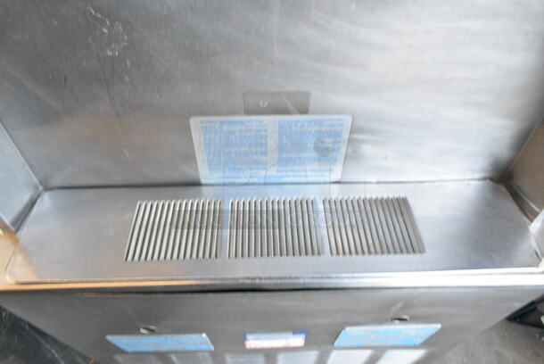 Taylor 755-27 Stainless Steel Commercial 2 Flavor w/ Twist Soft Serve Ice Cream Machine on Commercial Casters. 208-230 Volts, 1 Phase.  - Image 6 of 8