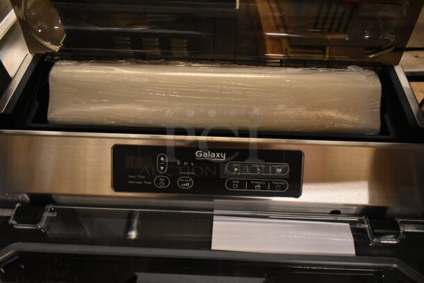BRAND NEW SCRATCH AND DENT! Galaxy 177GVME16SS Vacuum Packaging Machine with 16" Seal Bar, Roll Cutter and Dual Piston Pump. 120 Volts, 1 Phase. Tested and Working! - Image 6 of 7
