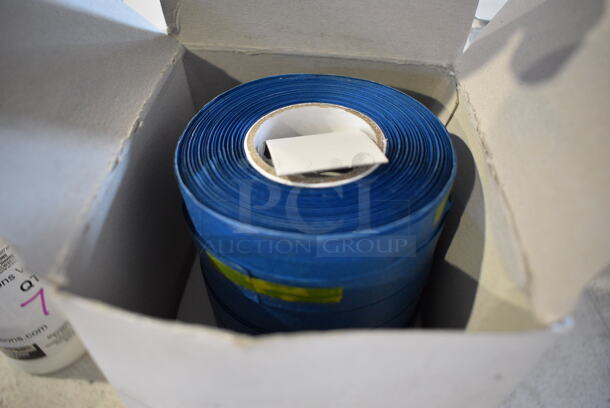 4 BRAND NEW Boxes of Regulus Edgebinding Tape. Blue. 4 Times Your Bid!