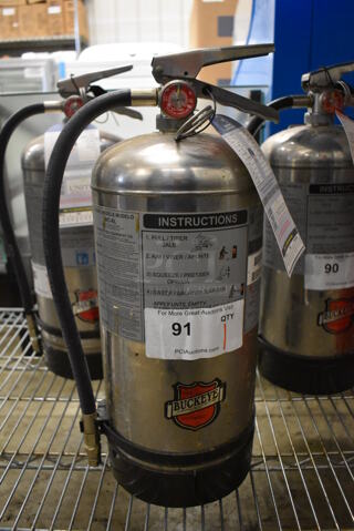 Buckeye Wet Chemical Fire Extinguisher. Buyer Must Pick Up - We Will Not Ship This Item. 10x7x18.5