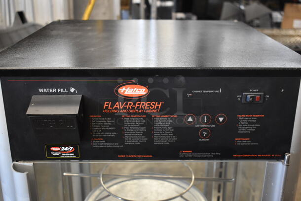 Hatco HDWD-2 Stainless Steel Commercial Countertop Heated Holding Cabinet Merchandiser. 120 Volts, 1 Phase. Tested and Working! - Image 2 of 6