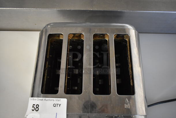 Cuisinart Metal Countertop 4 Slot Toaster.  - Image 4 of 7