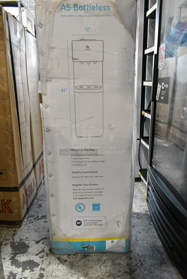 4 IN ORIGINAL BOX! Avalon Water Coolers Including Models A5BOTTLELESS, AKBLK, A3BLK. 115 Volts, 1 Phase. 4 Times Your Bid!  - Image 4 of 9