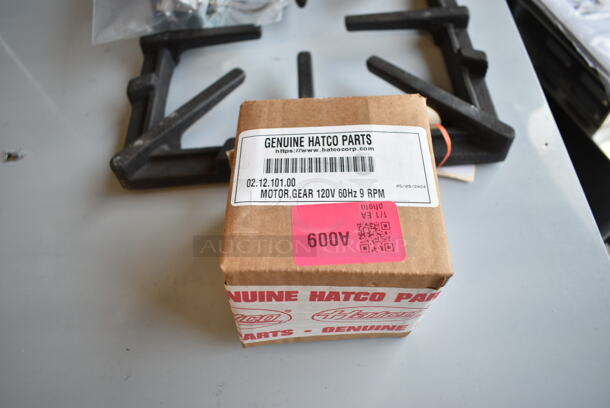 3 BRAND NEW SCRATCH AND DENT! Items Including 41321210100 Hatco 02.12.101.00 Motor,Gear 120V 60Hz 9 Rpm, HP0041414600 Vulcan 00-414146-00002 Hi Limit Switch, HP0042165200 Vulcan 00-421652-00001 Grate, 12" Square. 3 Times Your Bid! - Image 3 of 9