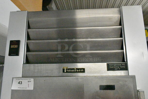 Traulsen G10000 Stainless Steel Commercial 2 Half Size Door Reach In Cooler on Commercial Casters. 115 Volts, 1 Phase. Tested and Powers On But Does Not Get Cold - Image 4 of 7