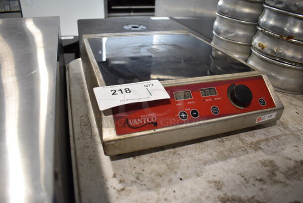 Avantco IC 1800 Stainless Steel Commercial Countertop Electric Powered Single Burner Induction Range. 120 Volts, 1 Phase. 12.5x15.5x4 - Image 3 of 5