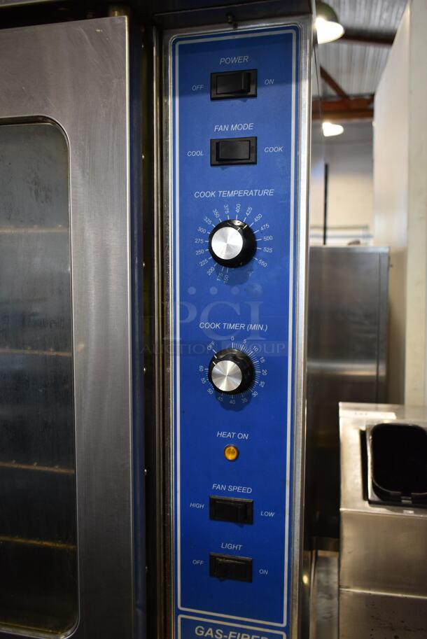 2 Cook Rite ATCO-513NB Stainless Steel Commercial Natural Gas Powered Full Size Convection Ovens w/ View Through Doors, Metal Oven Racks and Thermostatic Controls. 2 Times Your Bid! - Image 4 of 9