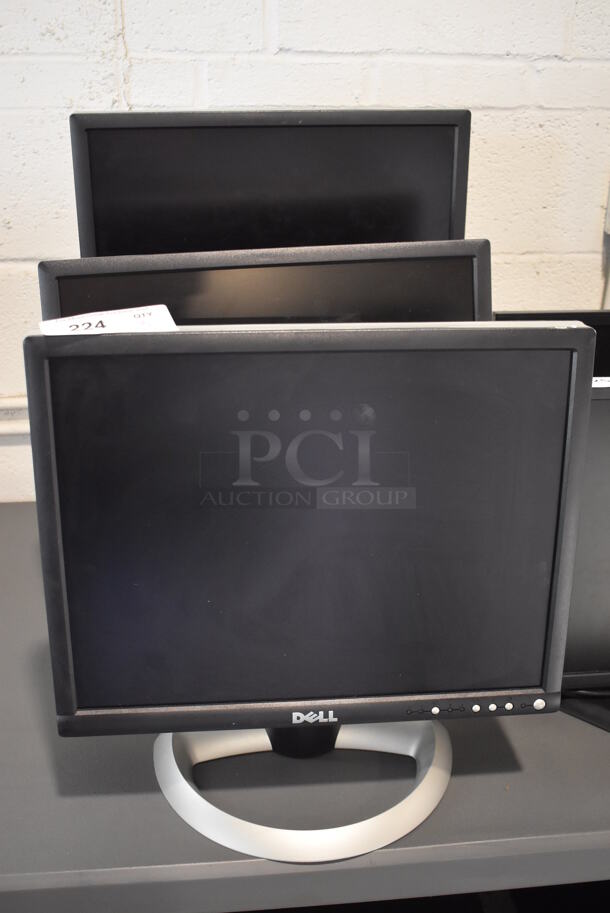 3 Dell 2001FP 20" Computer Monitors. 100-240 Volts, 1 Phase. 3 Times Your Bid! - Image 1 of 12