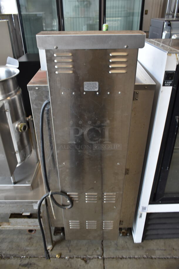 2020 CookShack SM160 Stainless Steel Commercial Floor Style Electric Powered Smoker on Commercial Casters. 110 Volts, 1 Phase. Tested and Working! - Image 6 of 7