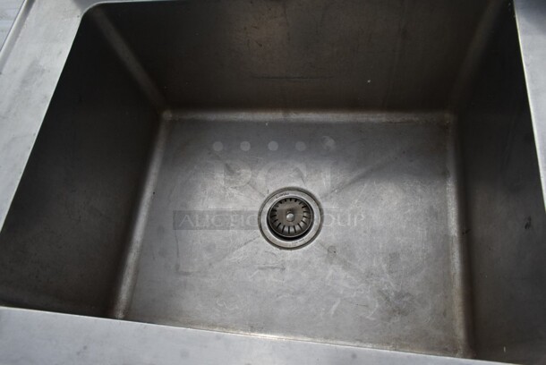 Stainless Steel Commercial 2 Bay Sink w/ Faucet and Handles. Bays 24x18x12 - Image 2 of 4