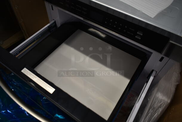 BRAND NEW SCRATCH AND DENT! 2023 KoolMore KM-MD-1SS Stainless Steel Commercial Countertop Drawer Style Microwave Oven. 120 Volts, 1 Phase. - Image 7 of 8