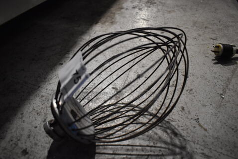 Hobart A12D Metal 12 Quart Whisk Attachment for Mixer. 7x7x11