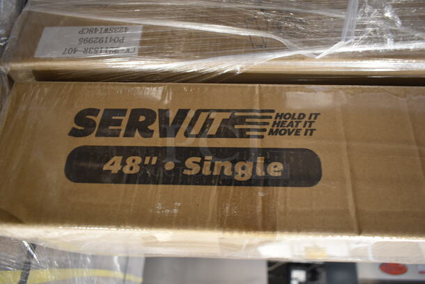 PALLET LOT of 17 BRAND NEW SCRATCH AND DENT! ServIt 423SWI48CP Stainless Steel Commercial 48" High Wattage Strip Warmer with Infinite Controls. Stock Picture Used as Gallery. 17 Times Your Bid! - Image 5 of 6