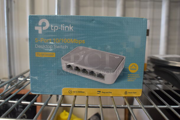 4 BRAND NEW IN BOX TP-Link 5 Port Switch TL-SF1005D and 1 Netgear ProSafe 16 Port Switch FS116. 5 Times Your Bid!