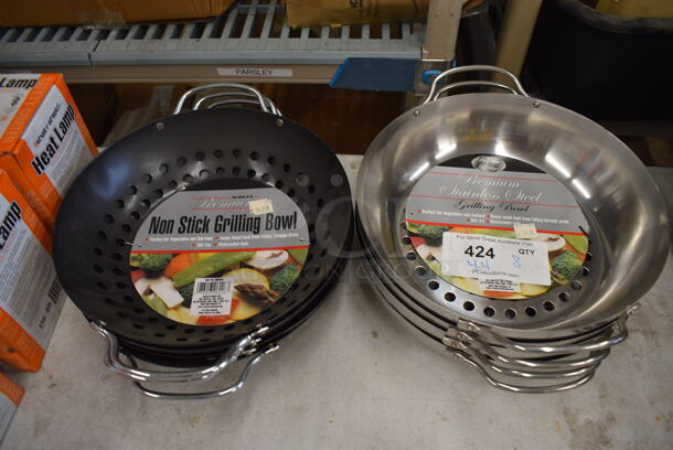 8 BRAND NEW! Premium Grilling Bowls. 13x11x3. 8 Times Your Bid!