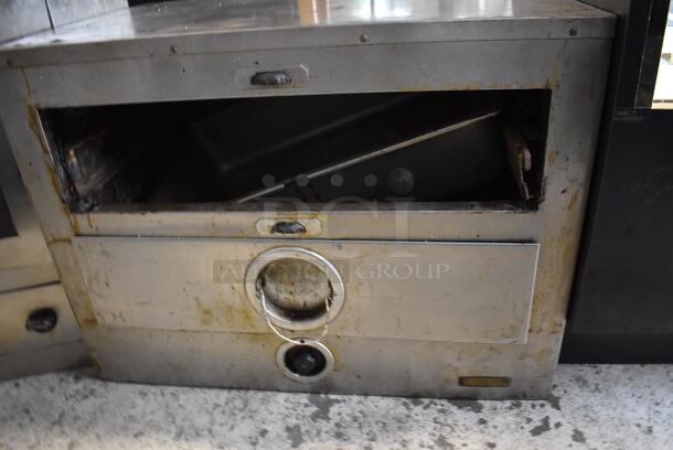 Stainless Steel Commercial 2 Drawer Warming Drawer. 29x19.5x21.5. Tested and Does Not Power On - Image 3 of 5