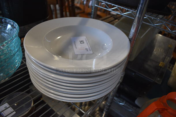 11 White Ceramic Pasta Plates. 12x12x2. 11 Times Your Bid! - Image 3 of 4
