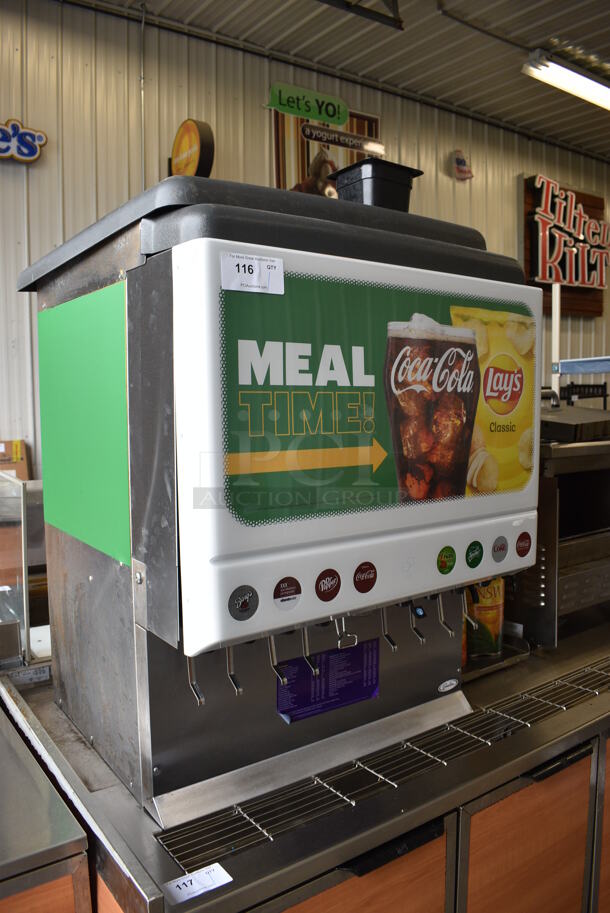 Cornelius Model ED250-BCZ Stainless Steel Commercial Countertop 8 Flavor Carbonated Beverage Machine. 115 Volts, 1 Phase. 30x31x41 - Image 4 of 6