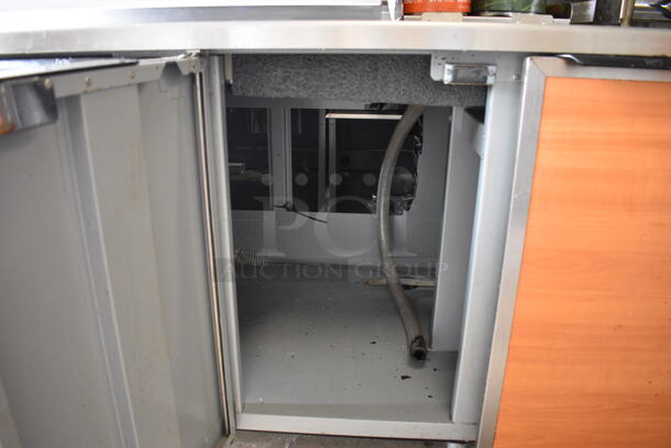 Duke Model SUB-60-84-LM Stainless Steel Commercial Soda Station w/ 4 Wood Pattern Doors. 84x38x36.5 - Image 5 of 7
