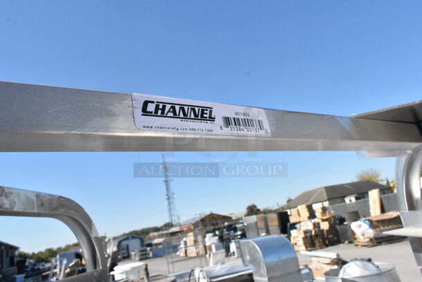 Channel 401AN Metal Commercial Pan Transport Rack on Commercial Casters.  - Image 4 of 4
